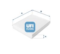 53.040.00 Filtro, Aria abitacolo Ufi