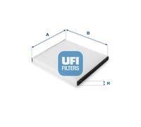 53.050.00 Filtro, Aria abitacolo Ufi