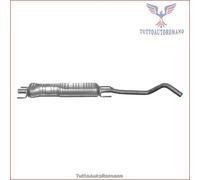 53.07.06 Silenziatore centrale Imasaf per OPEL CORSA C TIGRA