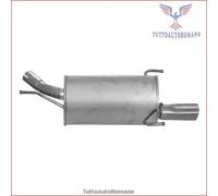 53.07.47 Silenziatore posteriore Imasaf per OPEL CORSA C TIGRA