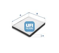 53.075.00 Filtro, Aria abitacolo Ufi