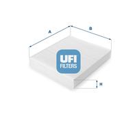53.102.00 Filtro, Aria abitacolo Ufi