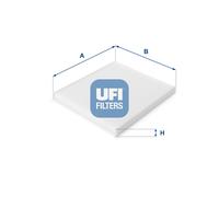 53.112.00 UFI Filtro, Aria abitacolo per HYUNDAI,KIA