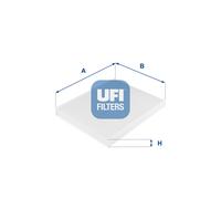 53.149.00 UFI Filtro, Aria abitacolo per CHRYSLER,FIAT,HYUNDAI,KIA,LANCIA