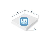 53.150.00 Filtro, Aria abitacolo Ufi