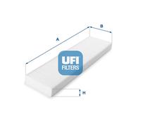 UFI Filters 53.156.00 Filtro Aria Abitacolo per Auto