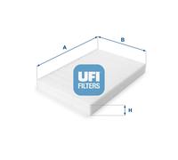 53.161.00 Filtro, Aria abitacolo Ufi