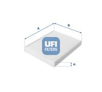 53.207.00 UFI Filtro, Aria abitacolo per FORD