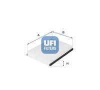 53.211.00 UFI Filtro, Aria abitacolo per ALFA ROMEO,FIAT,JEEP