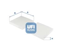 53.251.00 UFI Filtro, Aria abitacolo per ALPINA,BMW