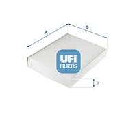 53.276.00 Filtro, Aria abitacolo Ufi