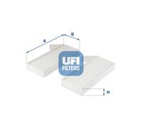 53.277.00 UFI Filtro, Aria abitacolo per DS,OPEL,PEUGEOT,VAUXHALL