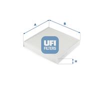 53.315.00 UFI Filtro, Aria abitacolo per ,IVECO