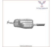 Imasaf Silenziatore posteriore 53.32.47 - Marmitta per Opel Astra G Cabriolet 2.2 16V