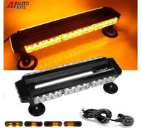 53.3cm LED Tetto Recupero Luce Barra Ambra Allarme Lampeggiante Magnetico Faro