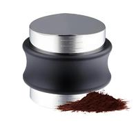 53.3mm 2 in 1 Coffee Distributor and Tamper Adjustable Height Espresso Leveler with Ergonomic Anti Slip Handle Food Grade 304 Stainless Steel (51 mm)