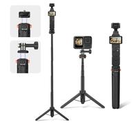 53 cm Osmo Pocket 3 Treppiedi per GoPro Action Camera, mini treppiede da selfie con chiusura rapida da 1/4" per DJI Action 5 per accessori Insta360 X5 X4
