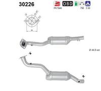 53 KW 72 CV CATALIZZATORE PER Renault Sandero/Stepway II B8 1.2 16V LPG