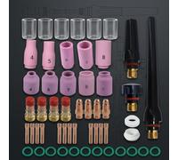 53 Pezzi Kit Accessori Torcia TIG WP-17 18 26 per Officina, Saldatori