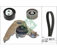530 0232 30 INA Pompa acqua + Kit cinghie dentate per ,CHEVROLET,FIAT,IVECO