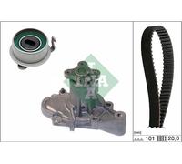 530 0355 30 INA Pompa acqua + Kit cinghie dentate per HYUNDAI