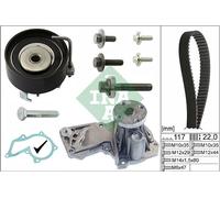 Pompa dell'acqua + kit cinghia di distribuzione INA 530 0495 30