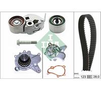 530 0542 31 INA Pompa acqua + Kit cinghie dentate per HYUNDAI,KIA