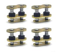 530 catena agricola Master Link 4PCS resistente all'usura | Adatto per catene 520, ritenzione di grasso sigillata, riduce l'usura dei perni, adatta per moto da cross