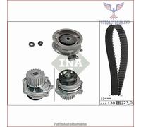 Schaeffler INA 530 0171 31 Pompa acqua + Kit cinghie dentate per AUDI,SEAT,SKODA