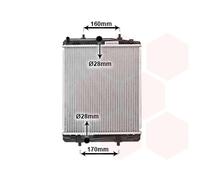 53002359 VAN WEZEL Radiatore, Raffreddamento motore per CITROËN,PEUGEOT,TOYOTA