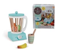 ODS - Maisonelle Nature, il Mio Primo Frullatore, Giocattolo per Bambini in Legno, Bicchiere, Cucchiaino e Frutta con Velcro, 13.5x13x21 cm, Età Consigliata +3 Anni