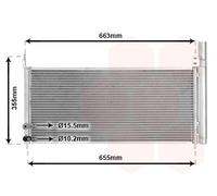 53005576 VAN WEZEL Condensatore, Climatizzatore per LEXUS,TOYOTA