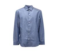 5302AR camicia uomo SELECTED HOMME man SLIM denim shirt blue