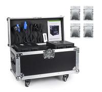 530W Macchine Pirotecniche con Flightcase e Polvere Della Macchina Dell'effetto Scenico, Macchina Frizzante di Effetto Speciale con Telecomando Adatta a Matrimoni, Esibizioni di DJ e Feste