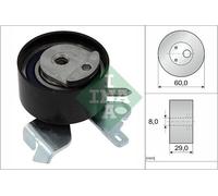Rullo tenditore cinghia distribuzione 531 0755 10 INA per PEUGEOT CITROËN