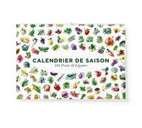 531 Rheinland Design Calendario stagionale, calendario anulare A4, 101 illustrazioni a colori delle stagioni frutta e verdura più comuni