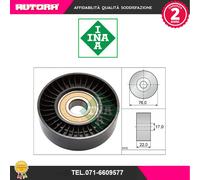 INA Rullo Tendicinghia 531 0677 30 Puleggia Tendicinghia,Rullo tenditore, Cinghia Poly-V MERCEDES-BENZ,Classe A (W169),Classe B (W245),Classe A (W168)