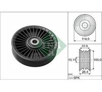 532 0108 10 INA Galoppino/Guidacinghia, Cinghia Poly-V per ,CHEVROLET,DODGE,INFI