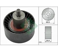 532 0187 10 INA Galoppino/Guidacinghia, Cinghia dentata per FORD,FORD AUSTRALIA,