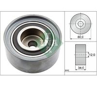 532 0527 10 INA Galoppino/Guidacinghia, Cinghia dentata per AUDI,SEAT,SKODA,VW
