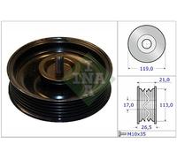 532 0695 10 INA Galoppino/Guidacinghia, Cinghia Poly-V per HYUNDAI,KIA