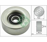 532 0783 10 INA Galoppino/Guidacinghia, Cinghia Poly-V per MAZDA