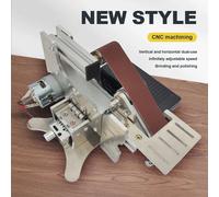 533x30mm Multi-Funzione Mini Micro Levigatrice Rettifica Elettrica Piccola Levigatrice a Nastro FAI DA TE Bench Stand Casa Coltello Affilatrice Macchina