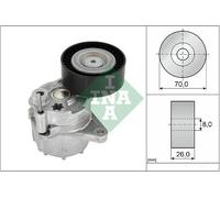 534 0481 10 INA Tendicinghia, Cinghia Poly-V per DODGE,JEEP,MERCEDES-BENZ