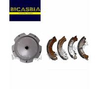 5348 -TAMBURO RUOTA POSTERIORE CON GANASCE PIAGGIO APE 50 P TM FL FL2 FL3 EUROPA