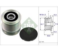 535 0165 10 INA Dispositivo ruota libera alternatore per MERCEDES-BENZ,MERCEDES-