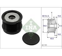 535 0230 10 INA Dispositivo ruota libera alternatore per ALFA ROMEO,CHRYSLER,FIA