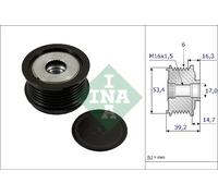 535 0236 10 INA Dispositivo ruota libera alternatore per FORD,MAZDA,VOLVO