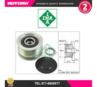535011610 Dispositivo ruota libera alternatore (MARCA INA)..