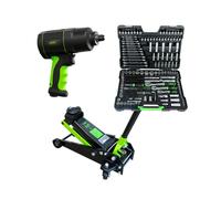 53608 AVVITATORE PNEUMATICO DA 1/2"+50818 MARTINETTO IDRAULICO+54034 VALIGETTA P